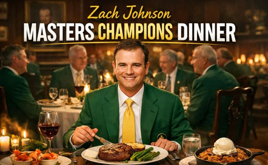 Zach Johnson Masters Champions Dinner