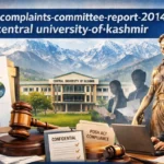 Internal+complaints+committee+report+2014-2020+central+university+of+kashmir
