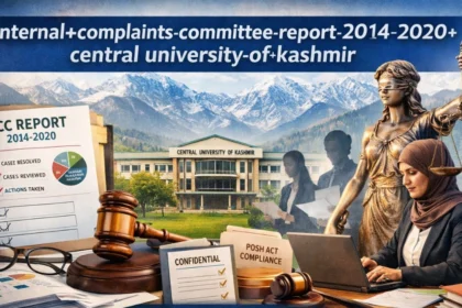 Internal+complaints+committee+report+2014-2020+central+university+of+kashmir