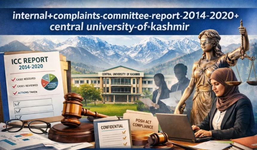 Internal+complaints+committee+report+2014-2020+central+university+of+kashmir