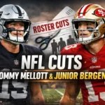 NFL Cuts Tommy Mellott Junior Bergen
