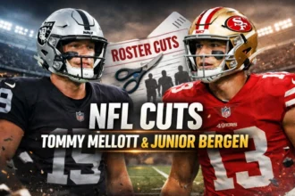 NFL Cuts Tommy Mellott Junior Bergen