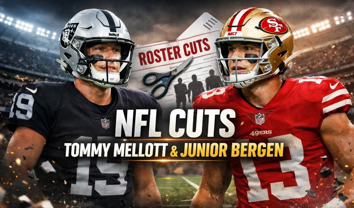 NFL Cuts Tommy Mellott Junior Bergen
