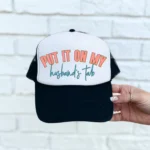 put it on my husbands tab hat​
