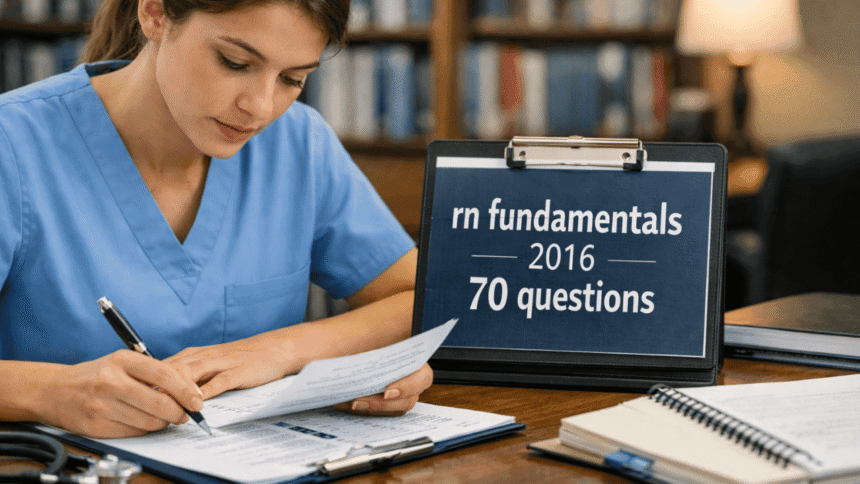 rn fundamentals 2016 70 questions: what the exam really tests and why it still matters