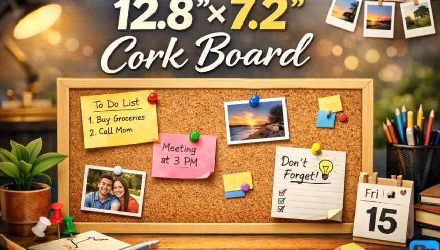 12.8 7.2 Cork Board Size Guide and Practical Uses