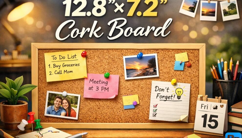 12.8 7.2 Cork Board Size Guide and Practical Uses