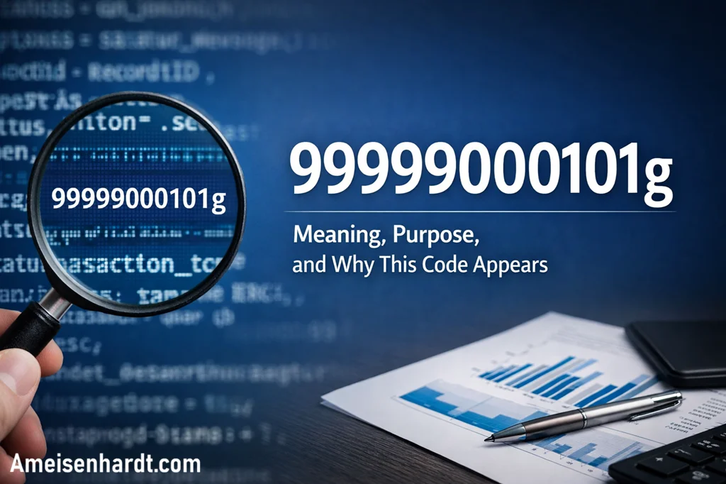 99999000101g: Meaning, Purpose, and Why This Code Appears