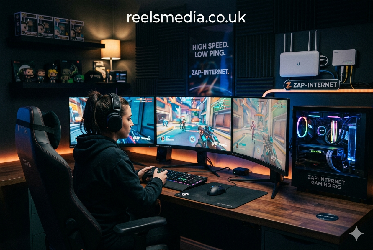 What Is the Best Setup for a Gaming Corner Zap-Internet?