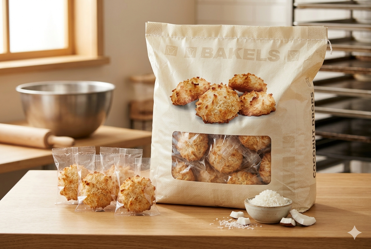 Bakels Coconut Drops 30g 12.5k