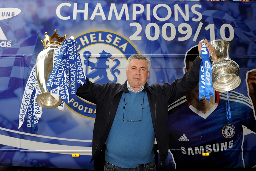 Carlo Ancelotti's career in the English Premier League
