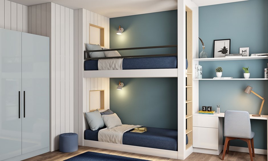 Space-Efficient Bunk Beds for Kids: Maximize Bedroom Space with Style