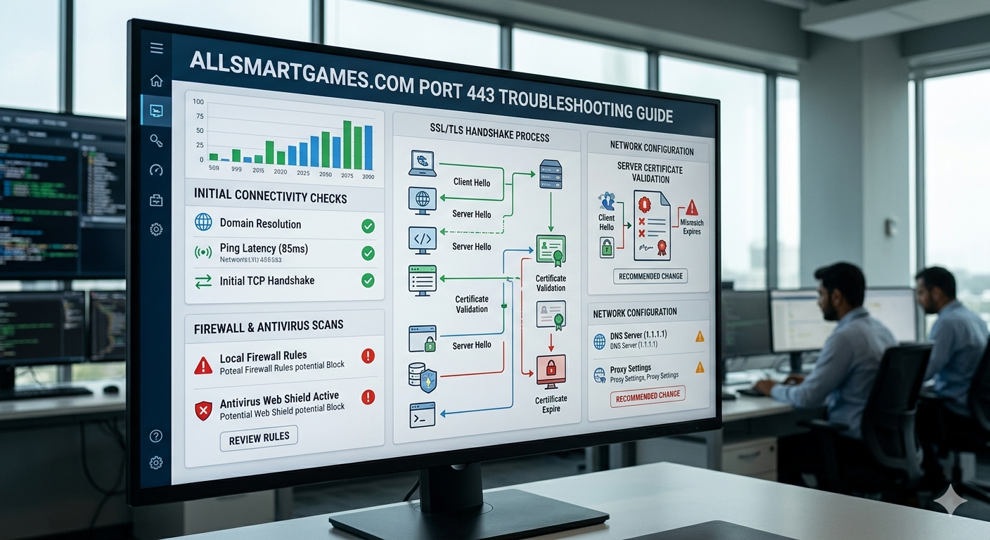 Allsmartgmaes.com port 443: A Complete Troubleshooting Guide