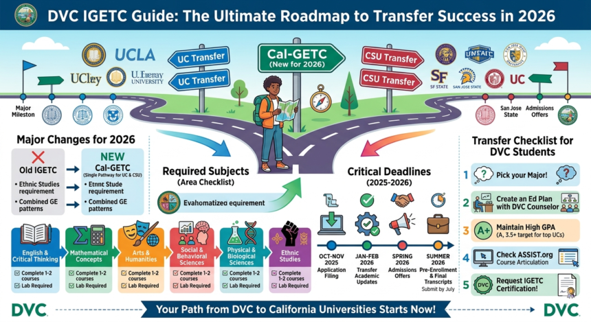 DVC IGETC Guide: The Ultimate Roadmap to Transfer Success in 2026