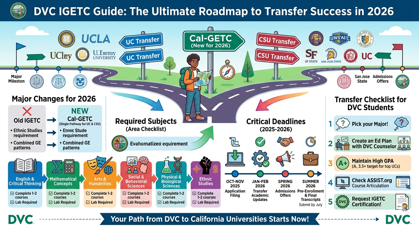 DVC IGETC Guide: The Ultimate Roadmap to Transfer Success in 2026