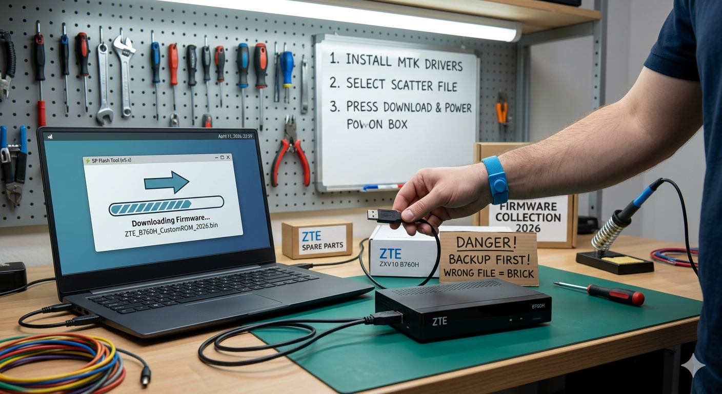 Firmware ZTE B760H Download: Latest Official & Custom ROMs 2026