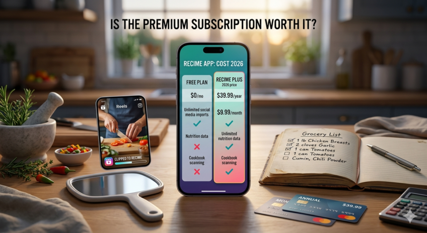 Recime App Cost 2026: Is the Premium Subscription Worth It?