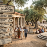 Outdoor Setting for Plato's Academy: A Guide to Classical Learning Spaces