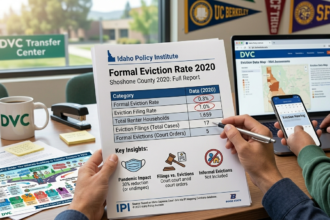 Idaho Policy Institute Formal Eviction Rate 2020 Shoshone County 2020: Full Report