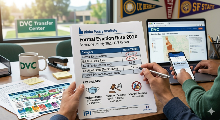 Idaho Policy Institute Formal Eviction Rate 2020 Shoshone County 2020: Full Report
