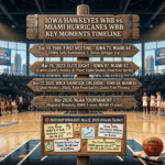 Iowa Hawkeyes Women's Basketball vs Miami Hurricanes Women's Basketball Timeline: Key Moments