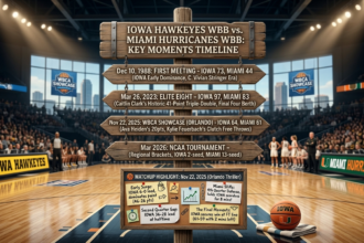 Iowa Hawkeyes Women's Basketball vs Miami Hurricanes Women's Basketball Timeline: Key Moments