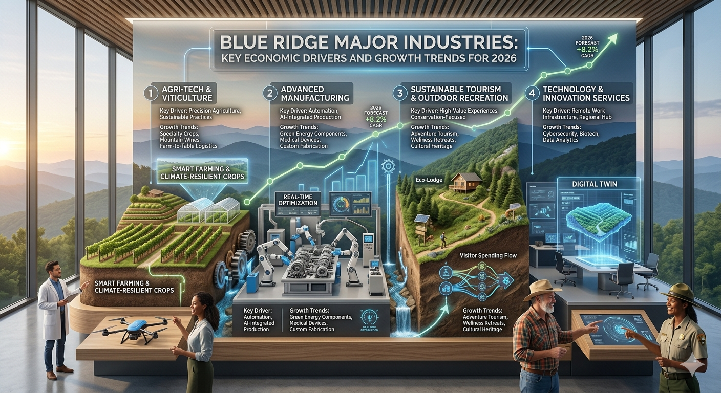 Blue Ridge Major Industries: Key Economic Drivers and Growth Trends for 2026