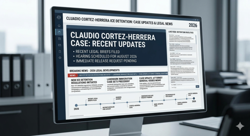 Claudio Cortez-Herrera ICE Detention: Case Updates and Legal News 2026