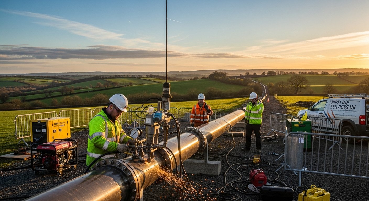 How Hot Tapping Keeps the UK's Pipelines Running Without Disruption