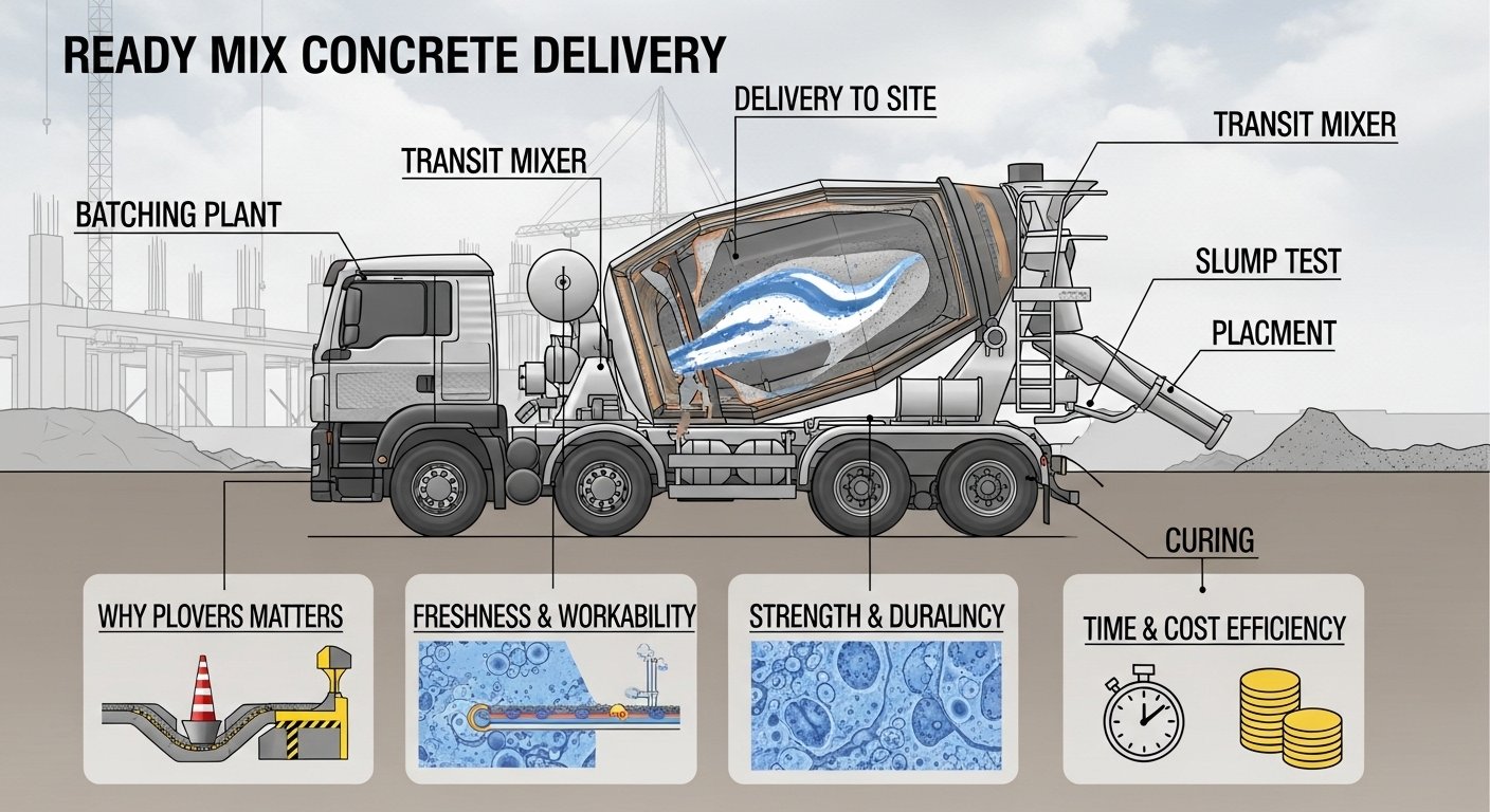 How Ready Mix Concrete Is Delivered and Why It Matters for Your Project