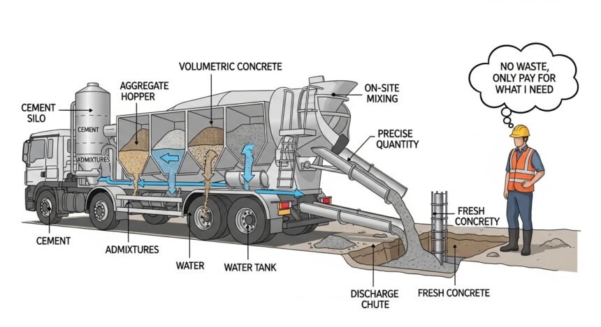 How Volumetric Concrete Delivery Works and Why It Matters for Your Project