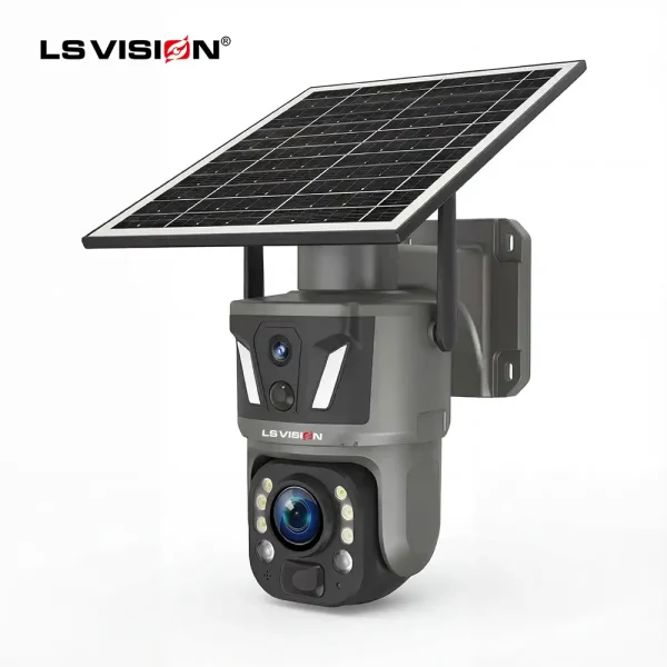 Dual Lens Solar PTZ Camera