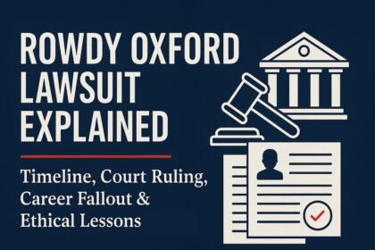 Rowdy Oxford Lawsuit: Timeline, Allegations, Court Ruling, and Industry Fallout