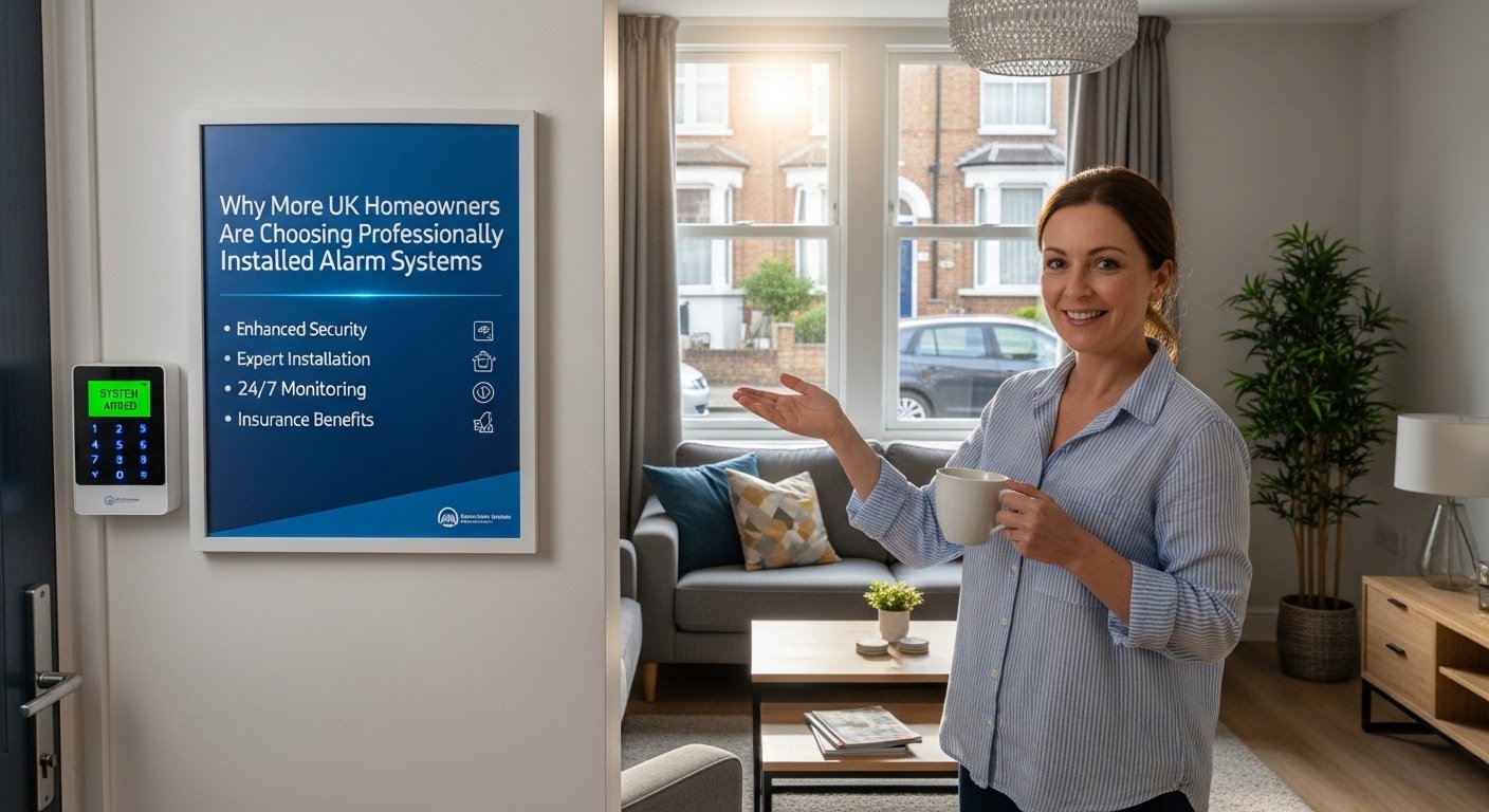 Why More UK Homeowners Are Choosing Professionally Installed Alarm Systems