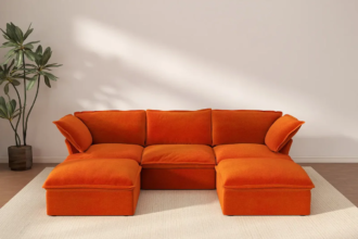 Orange Velvet Sofa: Bold Statement or Design Risk? A Real Buyer’s Perspective