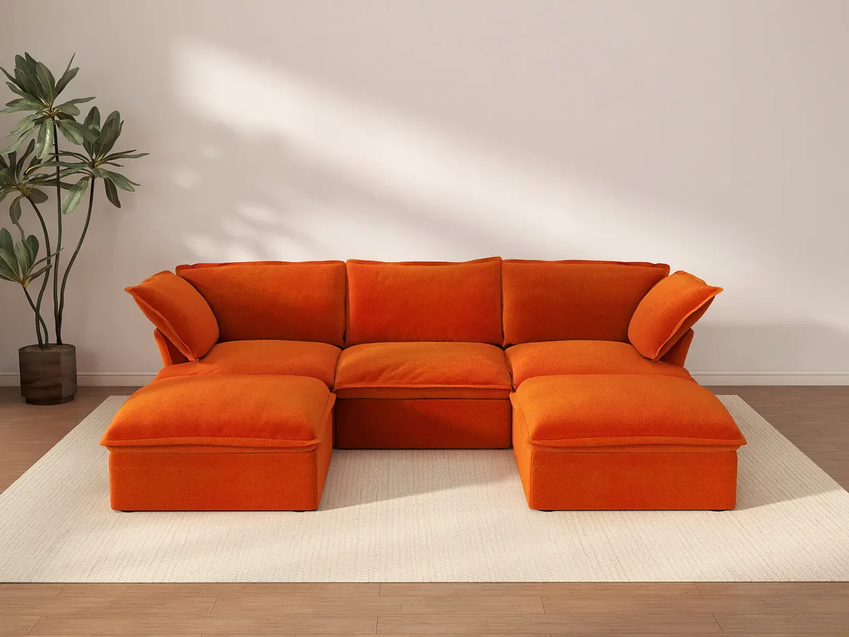 Orange Velvet Sofa: Bold Statement or Design Risk? A Real Buyer’s Perspective