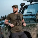 Premium Army Tshirt in Army Green: Durable & Comfortable Tactical Wear
