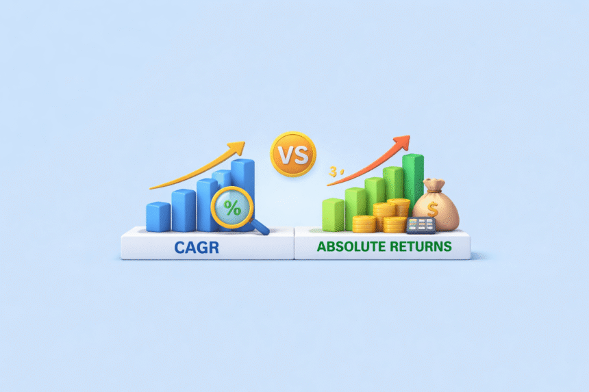 CAGR vs Absolute Returns: Why the Difference Matters More Than You Think