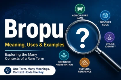 Bropu Meaning Explained and Its Uses