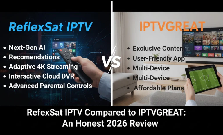 ReflexSat IPTV Compared to IPTVGREAT: An Honest 2026 Review