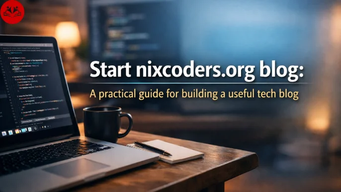 Start nixcoders.org blog: a practical guide for building a useful tech blog