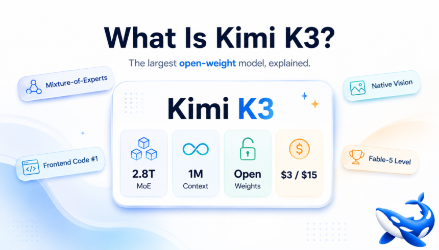 What Is Kimi K3? Moonshot's 2.8T Open-Weight Flagship