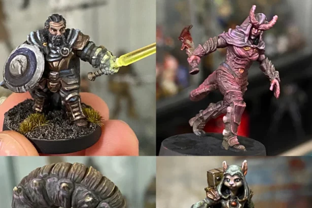 A collection of DnD minis I finished for my family’s campaign