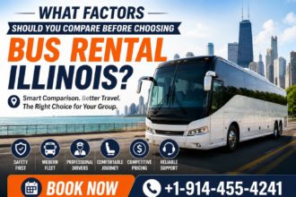 What Factors Should You Compare Before Choosing Bus Rental Illinois?