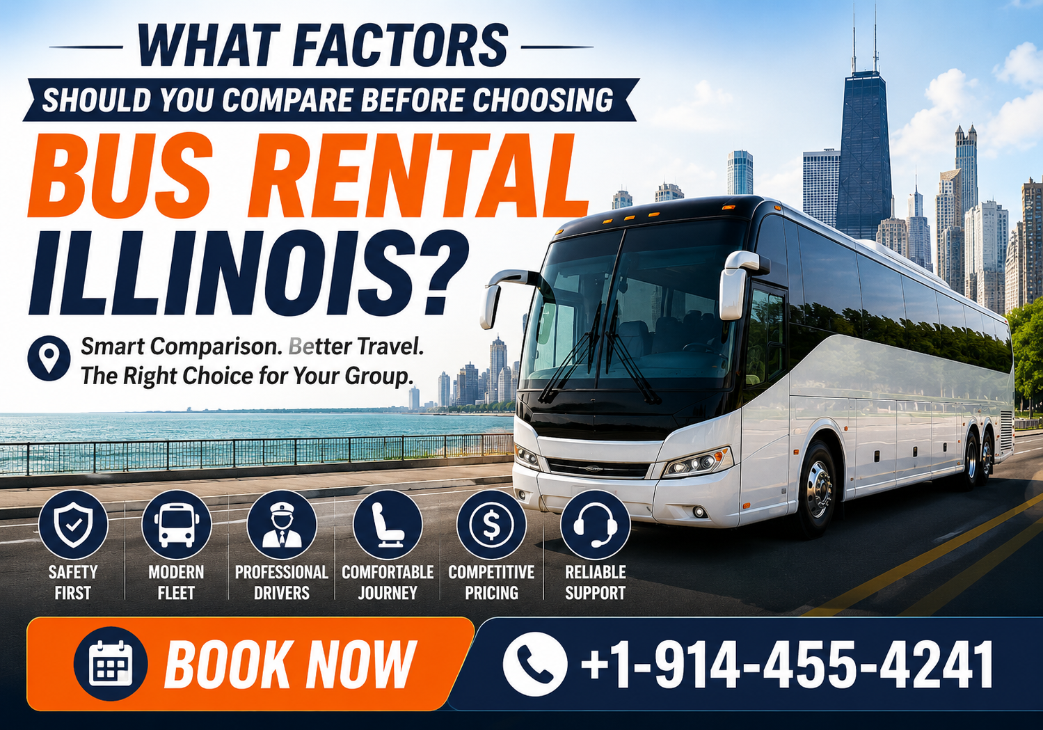 What Factors Should You Compare Before Choosing Bus Rental Illinois?