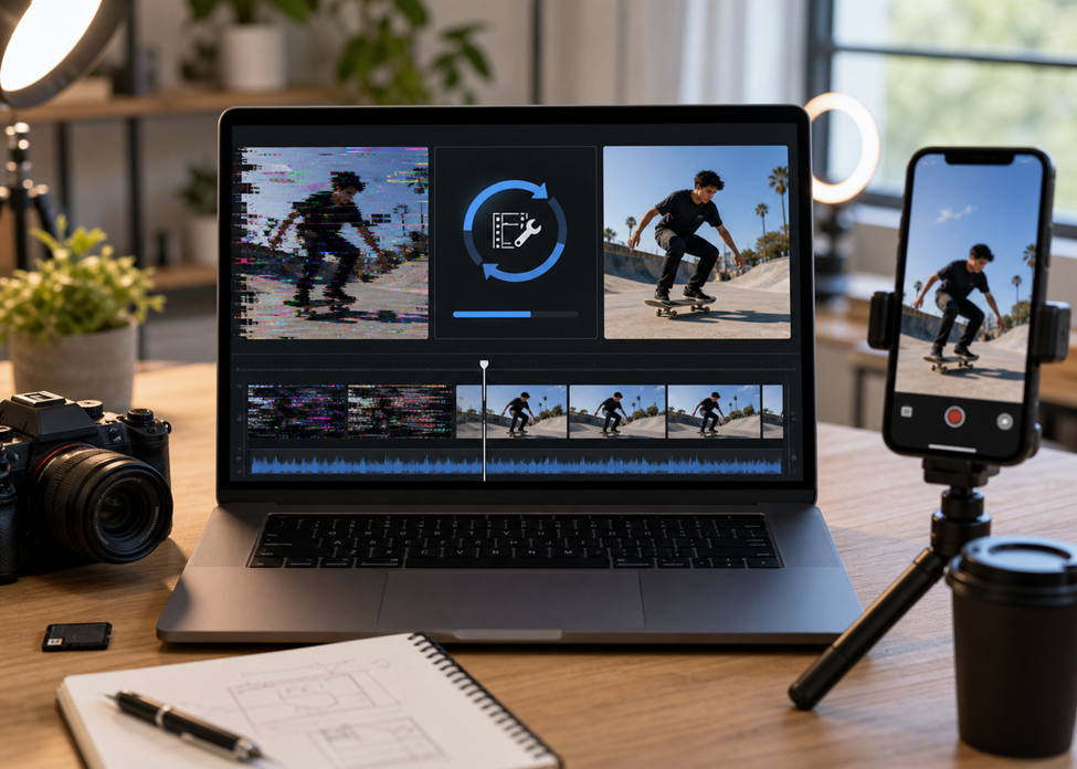 How Creators Can Repair Damaged MP4 Videos Before Posting Reels or Short Videos