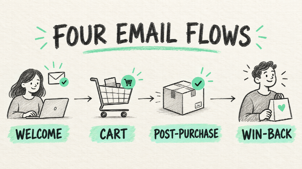 Shopify Email Automation: Four Flows to Build Before Your Next Campaign
